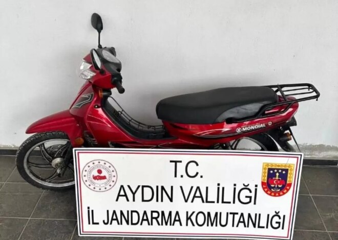 Aydın’da Çalınan Motosiklet Bulundu